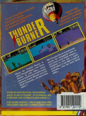 Thunder Burner box cover back